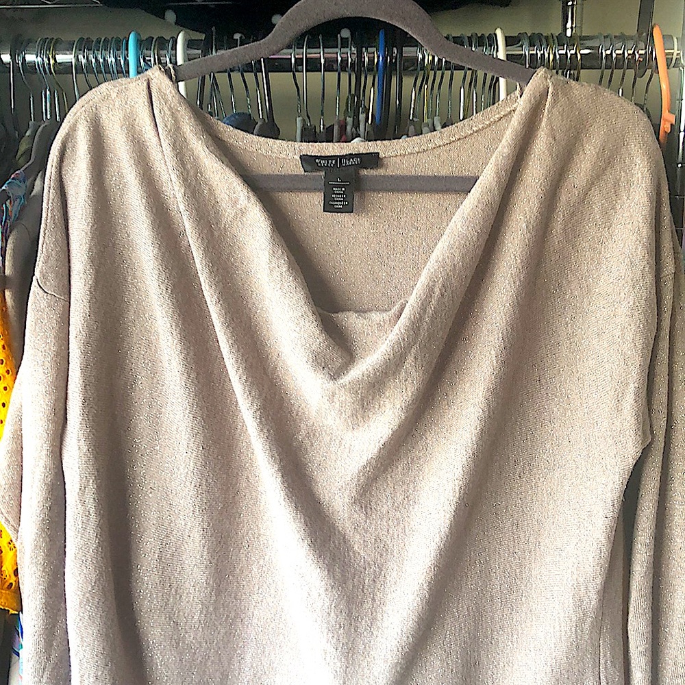 Gold White House | Black Market Sweater Dress